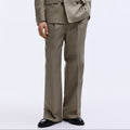 Men's loose fit suit trousers