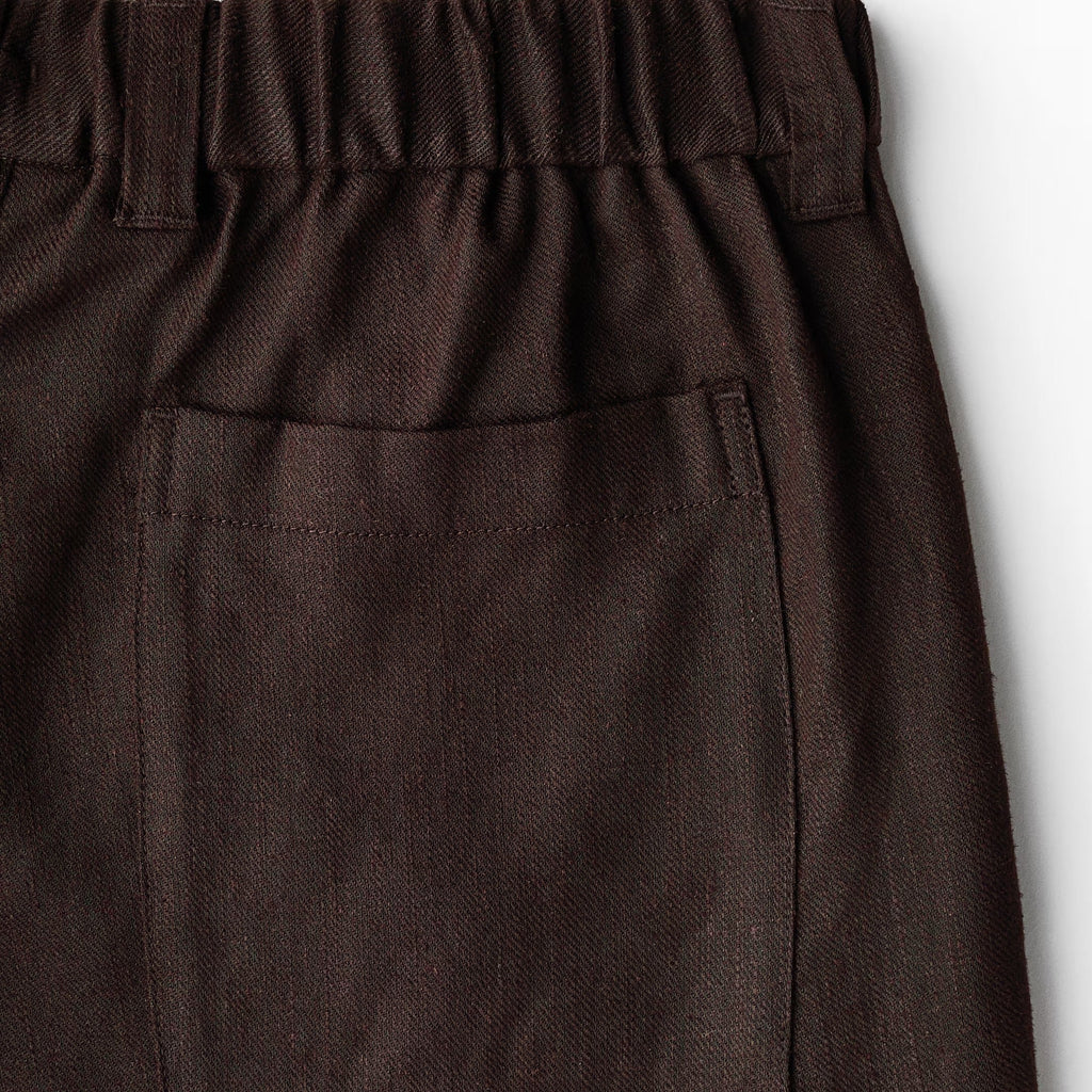 Men's pleated loose fit casual trousers